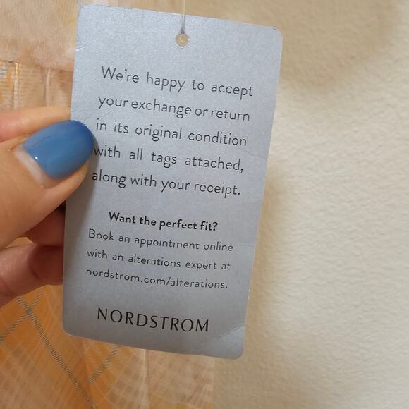 EN SAISON NWT SzL SheerLight GeometricPattern designs knee length dress Designer - Picture 12 of 15